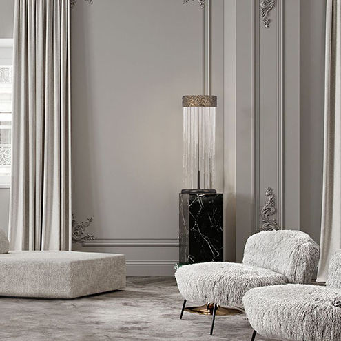 Lampada da tavolo - HE-036 - BOHEME DESIGN - in vetro / classica / con cavo