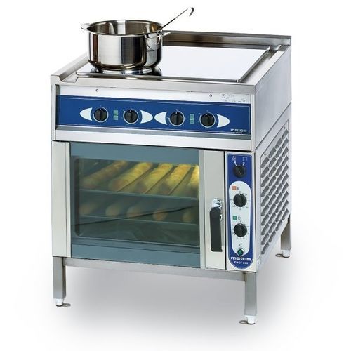 Blocco cottura elettrico - 3752018 - Metos - professionale / 4 fuochi / 1 forno