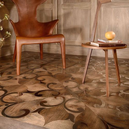 Parquet massello - LUSITANIA - Parchettificio Toscano Srl - in rovere / in noce / intarsiato