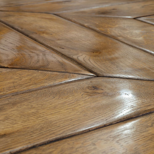 Parquet multistrato - HAND-WORN TREATMENT - Parchettificio Toscano Srl - in legno / oliato / da incollare