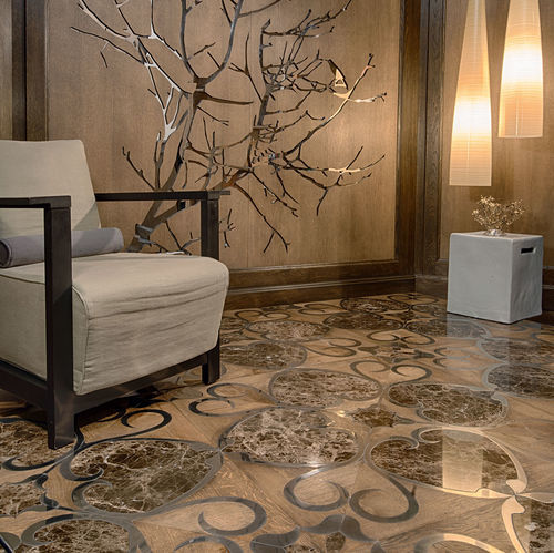 Pannello in vetro di sicurezza - DAPHNE  - Parchettificio Toscano Srl - decorato / traslucido / tinto