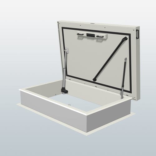 Sportello d'ispezione per tetto - DL159ZZELEK - Staka - rettangolare / in acciaio inossidabile / da incasso