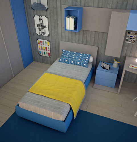 Letto contemporaneo - VELA - Mob. Granzotto - per bambini / per bimbo / in legno