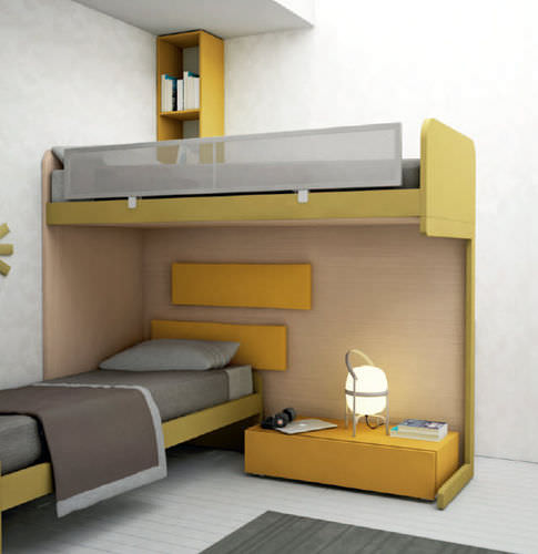 Letto a castello ad angolo - JUMP - Mob. Granzotto - contemporaneo / per bambini (unisex) / in rovere