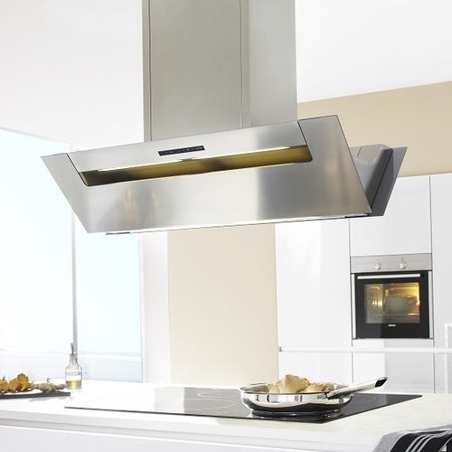 Cappa a isola - ERGOLINE - Berbel - con illuminazione integrata / design originale / silenziosa