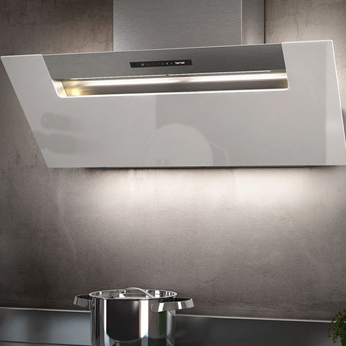 Cappa a muro - ERGOLINE 2 - Berbel - con illuminazione integrata / design originale / silenziosa