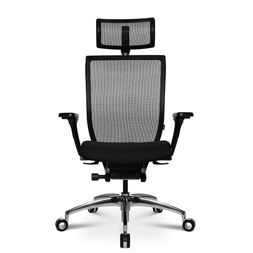 Poltrona da ufficio contemporanea - TITAN 10 - Wagner - Eine Marke der Topstar GmbH - in tessuto / in pelle / in alluminio