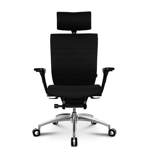 Poltrona da ufficio contemporanea - TITAN 20 - Wagner - Eine Marke der Topstar GmbH - in tessuto / in alluminio / con poggiatesta