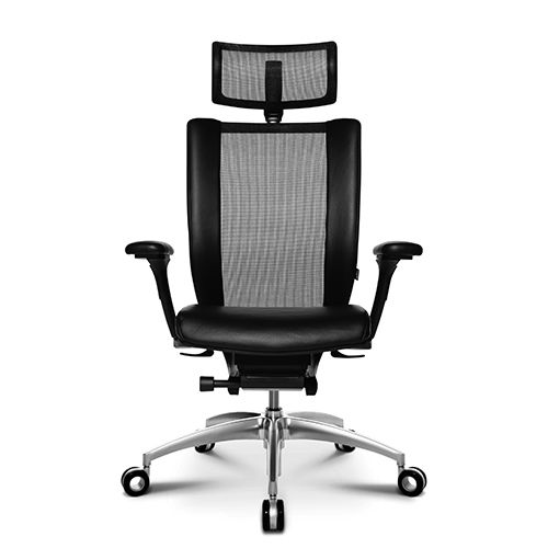 Poltrona da ufficio contemporanea - TITAN LIMITED - Wagner - Eine Marke der Topstar GmbH - in rete / in pelle / in alluminio