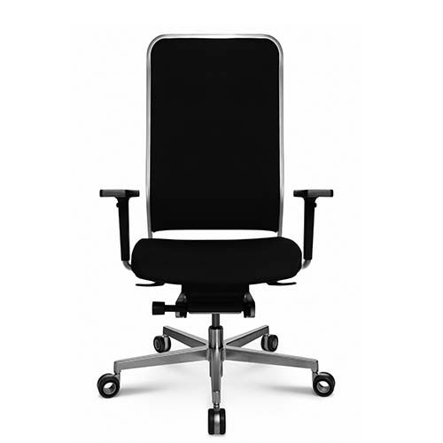 Poltrona da ufficio contemporanea - W-1 HIGH - Wagner - Eine Marke der Topstar GmbH - a rete / in pelle / in acciaio