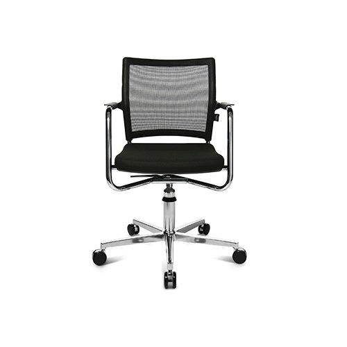 Sedia visitatore contemporanea - ERGOMEDIC 110-2 3D - Wagner - Eine Marke der Topstar GmbH - da interno / in rete / in pelle