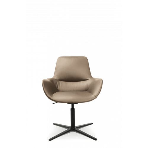Sedia visitatore contemporanea - W-CLUB - Wagner - Eine Marke der Topstar GmbH - da interno / in tessuto / con supporto in acciaio
