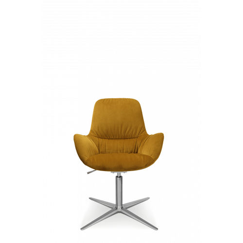 Sedia visitatore contemporanea - W-CLUB COMPACT - Wagner - Eine Marke der Topstar GmbH - da interno / in tessuto / con supporto in acciaio