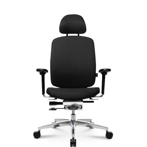 Poltrona direzionale contemporaneo - ALUMEDIC 20 - Wagner - Eine Marke der Topstar GmbH - in pelle / in tessuto / in alluminio