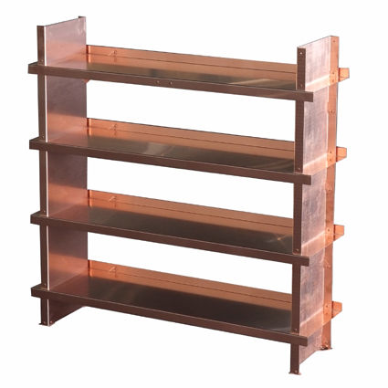 Scaffale contemporaneo - 1408 - piet hein eek - in acciaio inossidabile