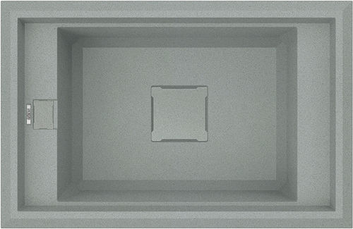 Lavello a 1 vasca - VALUE 130 - ELLECI - senza gocciolatoio / in composito / da incasso