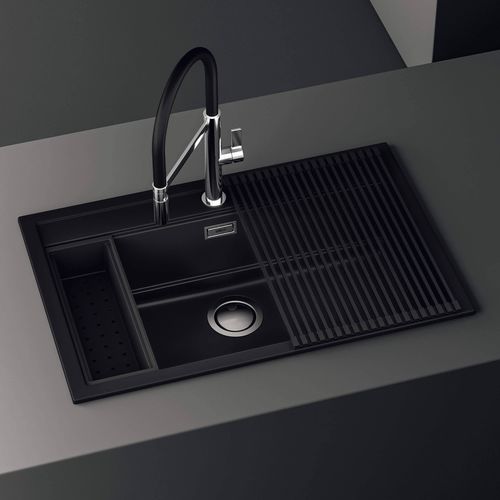 Lavello a 1 vasca - BEST 360 BUNDLE - ELLECI - senza gocciolatoio / in composito / da incasso