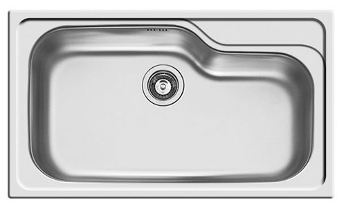 Lavello a 1 vasca - SKY 360 - ELLECI - senza gocciolatoio / in acciaio inossidabile / da incasso