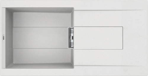 Lavello a 1 vasca - SMART 480 - ELLECI - con gocciolatoio / in composito / da incasso