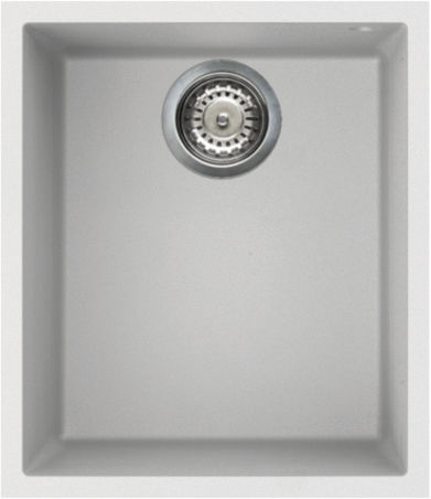 Lavello a 1 vasca - QUADRA 100 - ELLECI - senza gocciolatoio / in composito / da incasso