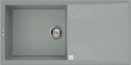 Lavello a 1 vasca - TEKNO 480 - ELLECI - con gocciolatoio / in composito / da incasso