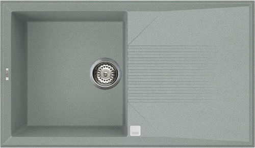 Lavello a 1 vasca - TEKNO 400 - ELLECI - con gocciolatoio / in composito / da incasso