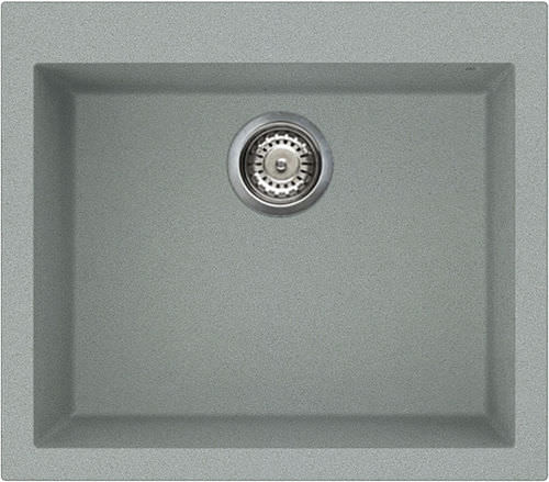 Lavello a 1 vasca - QUADRA 105 - ELLECI - senza gocciolatoio / in composito / da incasso