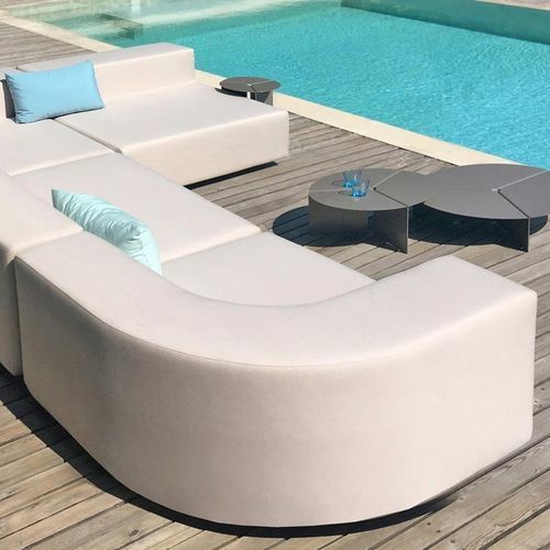 Divano modulare - LOOP - april furniture - d'angolo / a semicerchio / contemporaneo