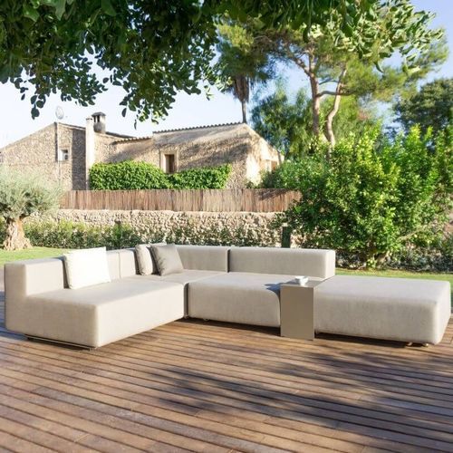 Set lounge da giardino contemporaneo - LOOP - april furniture - in tessuto / per uso residenziale / professionale