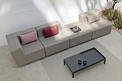 Set lounge da giardino contemporaneo - JAMMY - april furniture - idrorepellente / in Sunbrella® / in acciaio inossidabile