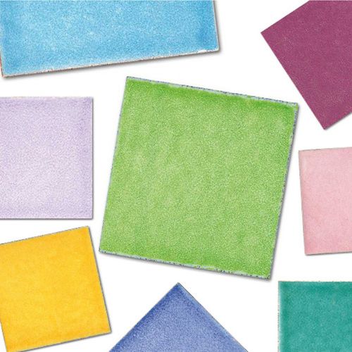 Piastrella in lavica - COLORI DEL VESUVIO - AR.CE.A. SRL Handmade design - da interno / da pavimento / 10x10 cm