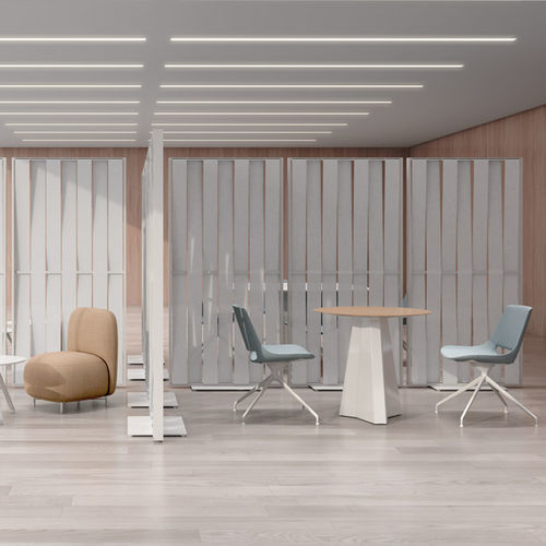 Paravento contemporaneo - MALVA - Systemtronic - in alluminio / in acciaio / contract