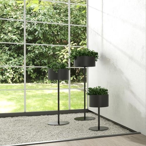 Fioriera in alluminio - GREEN CLOUD - Systemtronic - rotonda / contemporanea / per spazi pubblici