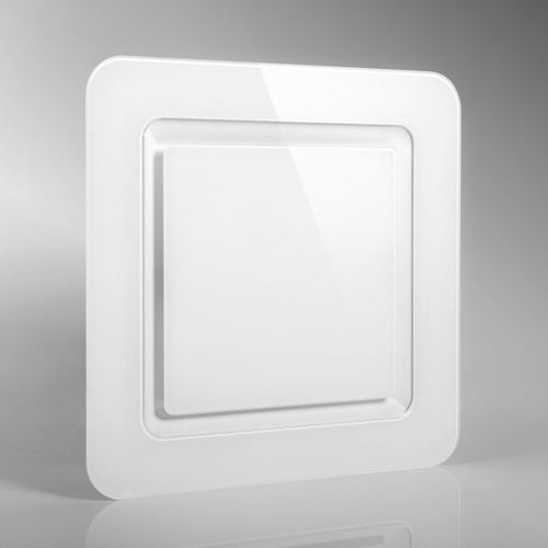 Diffusore d'aria a soffitto - FRAME 100 - Tecanno GmbH - da parete / quadrato / in lamiera d'acciaio