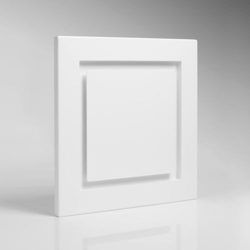 Diffusore d'aria a soffitto - THREE - Tecanno GmbH - da parete / quadrato / in lamiera d'acciaio