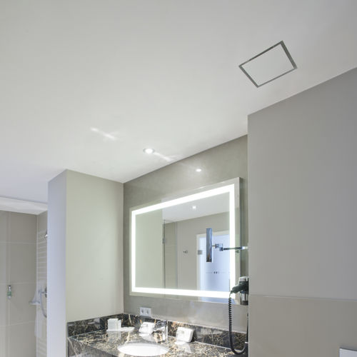 Lastra di ventilazione da soffitto - ONE PLUS - Tecanno GmbH - a muro / per muro interno / in lamiera d'acciaio