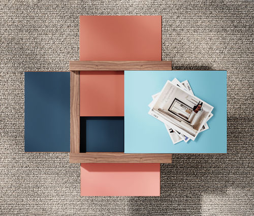 Tavolino basso design scandinavo - Par4 Mini - Sculptures Jeux - in rovere / in faggio / in noce americano