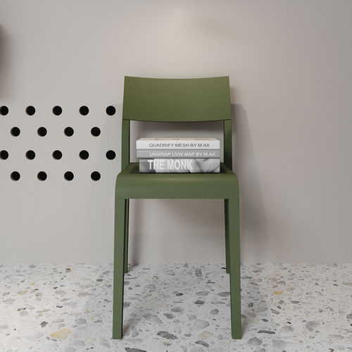 Sedia contemporanea - Alpha - Sculptures Jeux - da interno / in rovere / in faggio