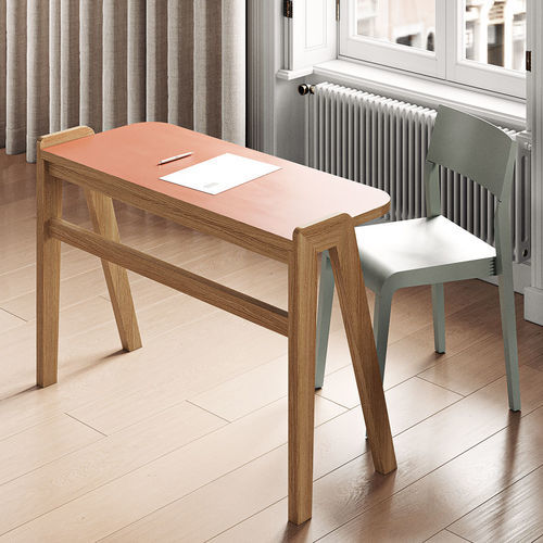 Scrivania da terra - Workin - Sculptures Jeux - design scandinavo / in laminato / dritta