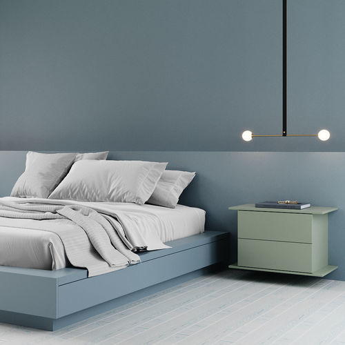 Comodino contemporaneo - 7For - Sculptures Jeux - in legno laccato / in rovere / in noce americano