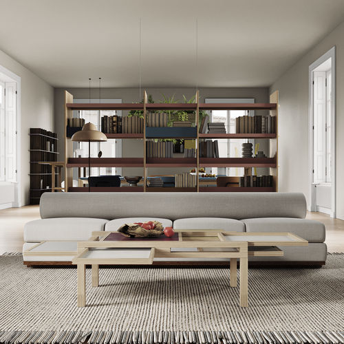 Libreria modulare - Abaco - Sculptures Jeux - contemporanea / per hotel / per edifici pubblici