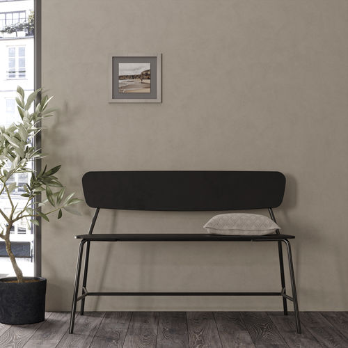 Panca contemporanea - Ibetta - Sculptures Jeux - in rovere / in noce americano / impiallacciata in legno