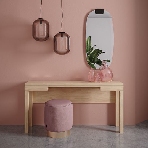 Consolle design scandinavo - Papillon - Sculptures Jeux - in rovere / impiallacciata in legno / con supporto in legno massiccio