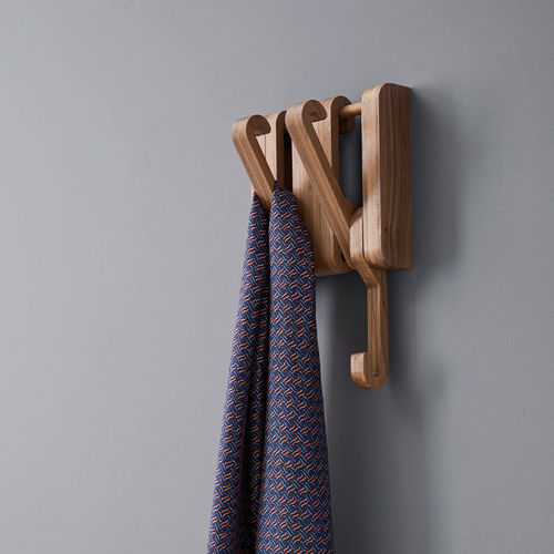 Appendiabiti a muro - Hidden - Sculptures Jeux - design scandinavo / in rovere / in faggio