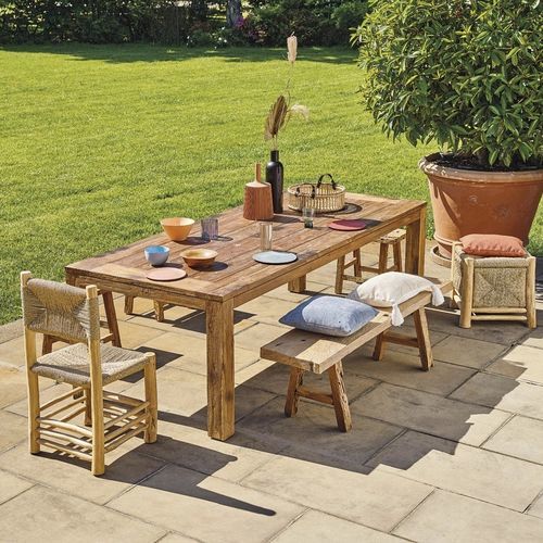 Tavolo da pranzo contemporaneo - Wally  - Il Giardino di Legno - in legno massiccio / con supporto in legno massiccio / rettangolare