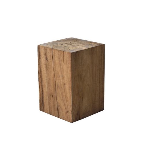 Tavolo d'appoggio contemporaneo - Suar - Il Giardino di Legno - in legno oliato / con supporto in legno oliato / quadrato
