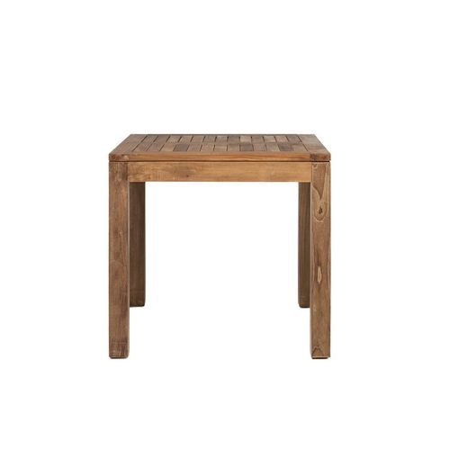 Tavolo da pranzo contemporaneo - Venezia - Il Giardino di Legno - in teak / con supporto in teak / quadrato