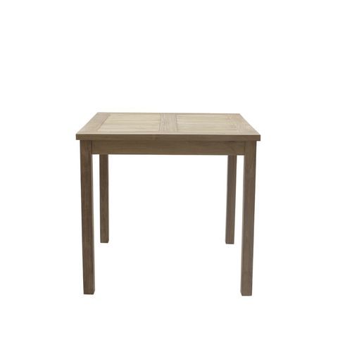 Tavolo da pranzo contemporaneo - Dehors - Il Giardino di Legno - in teak / con supporto in teak / quadrato