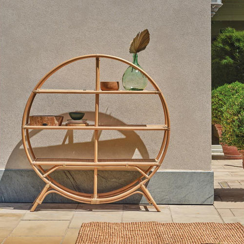 Scaffale contemporaneo - Desire - Il Giardino di Legno - in rattan / da esterno / con contenitore