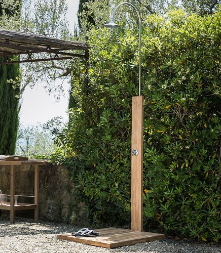 Doccia da giardino in teak - ACCS0811 - Il Giardino di Legno - per uso residenziale